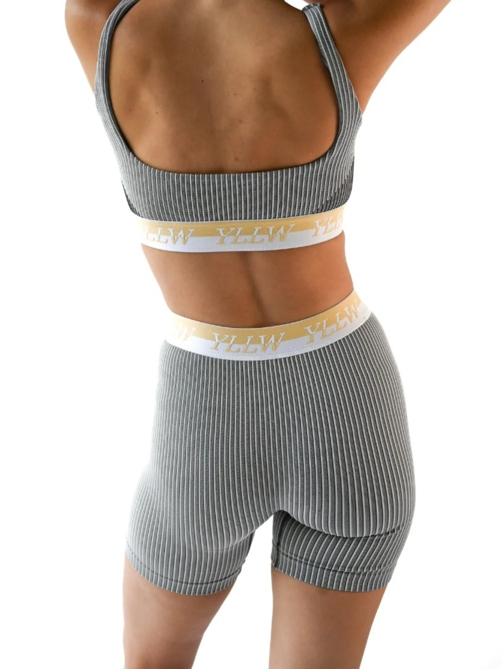 YLLW The Label Brice Ribbed Bra Neutral Size S